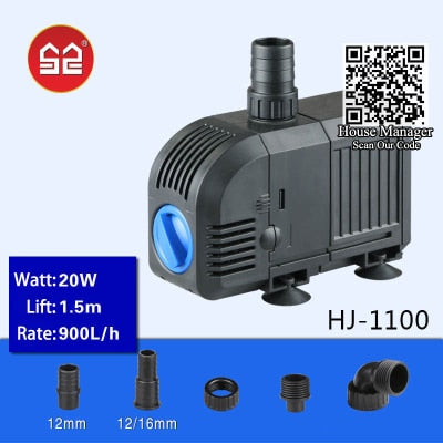 Adjustable Changeable Water Pump for aquarium fish tank, coral reef marine aquarium pump, sponges submersible pump for pond pool