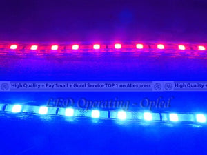 28.8w 2pcs per lot, 1 630nmRed + 1 450nmBlue SMD Strip flexible led grow light for plants grass in aquarium, hydroponics system