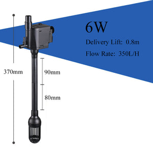 SUNSUN Aquarium water pump 220V, 12W/20W/25W/45W submersible pump for aquarium fish, Water flow to Add Oxygen Air