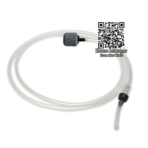 A Set of aquarium accessories for Air Pump Compressor =Air Bubble Stone + Hoses Pipe + Valve, to build beautiful waterscape flow