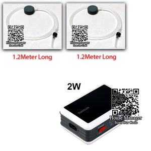 Super! Portable Battery Aquarium Air Pump,DC5V USB charge way,Silent Air Compressor Rechargeable,Double Increase O2 Outdoor fish