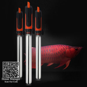 New 50~500W Aquarium Heater Rod Stainless Steel Adjustable 17-35degree Celsius to Control Temperature Heat water for Fish Tank