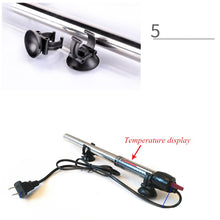 Submersible Aquarium Heater with Thermometer to Control Temperature water for Fish Tank, Heating Rod Adjustable 16-32deg Celsius