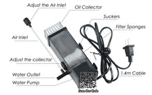 5W Aquarium Pump Filter pump, Surface Skimmer to remove Oil Slick Oil film remover,water Protein Skimmer pump to filter water