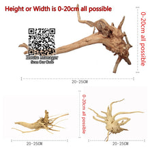 Natural Root of tree Aquarium Wood, Submerged Sinkable Driftwood Dead-wood for moss plant, build Waterscape Fish Tank Decoration