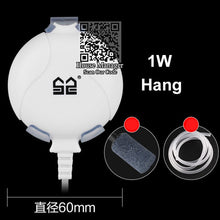 Mini Air pump hang sucker tank table increase oxygen pump mute low sound, Air Compressor Bubble stone bubble for Mini Aquarium