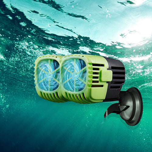 Aquarium Wave Maker Pump Single Double head,360dergee Adjustable direction Seawater Freshwater Wave Pump for Fish Tank Surf pump