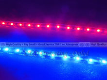 9.6w 2pcs per lot, 1 630nmRed + 1 450nmBlue SMD led grow light, flexible Strip Grow Light for grow grass plants in aquarium tank