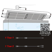 Submersible Aquarium LED Light Lamp, Red/White+Blue/White lighting for Red fish Blood Parrots / coral reef marine / water plants