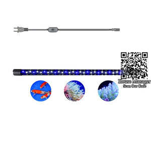 Submersible Aquarium LED Light Lamp, Red/White+Blue/White lighting for Red fish Blood Parrots / coral reef marine / water plants