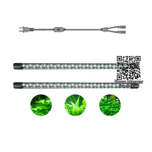 Submersible Aquarium LED Light Lamp, Red/White+Blue/White lighting for Red fish Blood Parrots / coral reef marine / water plants