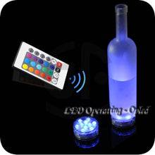 4pcs/lot UFO led aquarium light Underwater Waterproof for aquarium fish tank, Super bright Remote Control+Waterproof led light