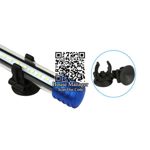 Amphibious land or underwater Decorative Aquarium LED Lighting White+Blue,Aquarium Submersible Lamp fish tank light coral reef