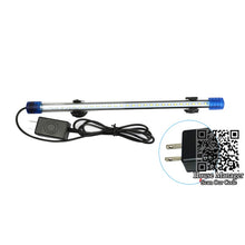 Amphibious land or underwater Decorative Aquarium LED Lighting White+Blue,Aquarium Submersible Lamp fish tank light coral reef