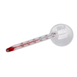 Mini Thermometer Submersible Aquarium Thermometer for water Temperature Measurement, Waterproof Suction Cup, 0~50degree Celsius