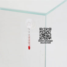 Mini Thermometer Submersible Aquarium Thermometer for water Temperature Measurement, Waterproof Suction Cup, 0~50degree Celsius
