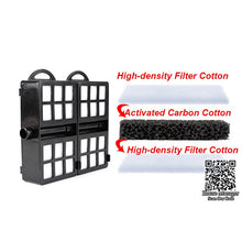 Quiet Aquarium External Filter Media Replaceable Oil Skimmer Activated Carbon Filter Sponge Box Fish Tank Cleaning Water Change