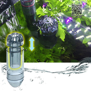 Extended Pipe control altitude Surface Skimmer Remover +Aquarium Pump waterfall + External Filter box to save room for fish tank