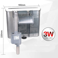 Silent 3W External Aquarium Filter Box Pump Waterfall Water Pump, adsorb Carbon Sponge Filter Board external fish tank hang on