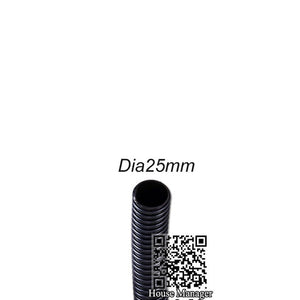 Ripple Moire Aquarium Water Pipe Tube Dia20mm/25mm/32mm/38mm/50mm Inner Calibre, Natural Rubber Anti-ultraviolet Durability Hose