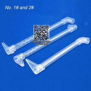 Aquarium Accessories 50cm Water Pipe+Duck Mouth Nozzle+Joint Connector Section Part for Water Pipe circulation system No.1# 2#