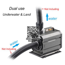 Amphibious land or water pump make mountain waterfall fountain, water circulation system pump for beautiful waterscape aquarium