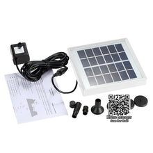Aquarium Solar-Powered Water Spray Pump Fountain Increase Oxygen Solar Panel Kit for Garden Patio Fish Pond Pool Water Circulate