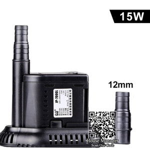 Submersible Water Pump to run bottom water in low place position, bottom inlet pump for Aquarium fish tank pond, suction pump