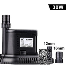 Submersible Water Pump to run bottom water in low place position, bottom inlet pump for Aquarium fish tank pond, suction pump