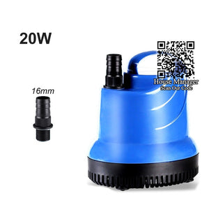 15~55W NEW aquarium low water pump, portable water pump to make Fountain Mountain waterfall, Submersible Waterfall Fountain Pump