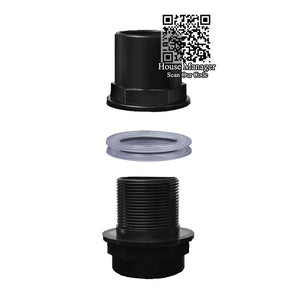 Aquarium Water Pipe Tube Connector Nozzle, Inner Diameter 20/25/32/40/50mm Hand-hole connector to connect water pipe accessories