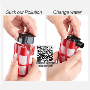 Multifunction DC5V USB Recharging Battery Water Changer Pump, Automatic Cleaning Tools pump, pull out or add into, change water