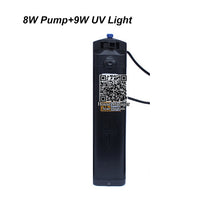 8W water pump + 7/9/13W UV light Sterilize to remove algae deodorize green water, Aquarium UV Sterilizer for fish tank plants