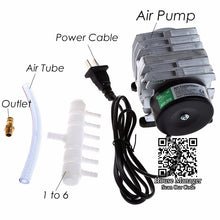 Air Compressor Very High Power 25/30/35W Electromagnetic,Oxygen Aerator Outdoor for Fish Pond Pool Garden Seafood Shop AQUA Show