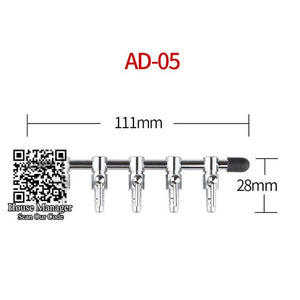 Air Split-flow Connectors, Air Valve Check, Stainless Steel Adjustable air flow Diverter Splitter for air compressor pump parts