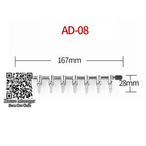 Air Split-flow Connectors, Air Valve Check, Stainless Steel Adjustable air flow Diverter Splitter for air compressor pump parts