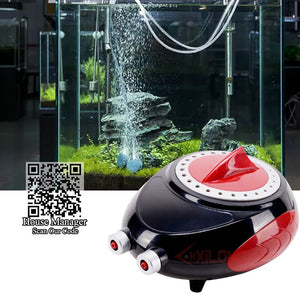 Newest for Aquatic Aquarium bubble Air PUMP tank, Adjustable air pump fish aquarium air Compressor, control regulate Oxygen Pump