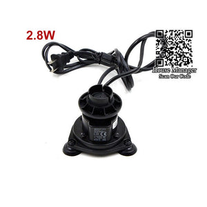 Underwater Internal Submersible Air Pump to flow increase Air Bubble for Waterscape for fish tank aquarium, set air pump in tank