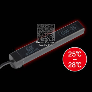 Small 25W Aquarium Heater Thermostat, Submersible Heating Rod for Small Fish Turtle Tank Control Temperature 25-28degree Celsius