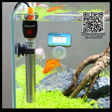 Aquarium Fish Tank Adjust Temperature Controller Stainless Steel Heating Rod, 25~500W Submersible Aquarium Heater for Fish Tank
