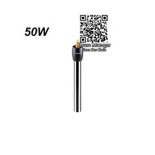 Aquarium Fish Tank Adjust Temperature Controller Stainless Steel Heating Rod, 25~500W Submersible Aquarium Heater for Fish Tank