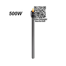 Aquarium Fish Tank Adjust Temperature Controller Stainless Steel Heating Rod, 25~500W Submersible Aquarium Heater for Fish Tank