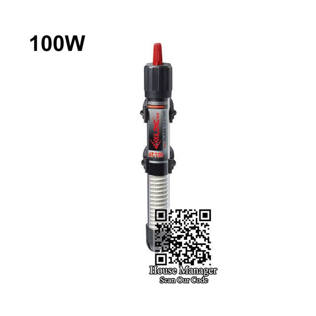 25~300W Aquarium Glass Heater Heating Rod Submersible Blastproof Adjustable Temperature Controller For fish tank to heat water
