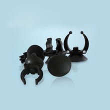 5pcs Suction Cup Sucker Clip for Aquarium Heating Rod Heater, Black Fixed Sitting Holder settle Wire Pipe LED Light to tank wall