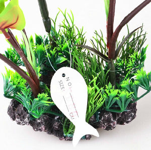 Super for aquarium waterscape - aquarium decoration artificial plants for aquarium, aquarium grass water plants aquatic plant