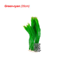 11types 35cm/45cm high, swing Aquarium Plants Grass for Fish Tank Decoration, Butterfly Plastic Artificial colorful water grass