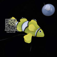 Aquarium Decorative Artificial Fake Fish Clownfish Float In Water, Suction Cup fish toy model Fluorescent light Vivid Waterscape