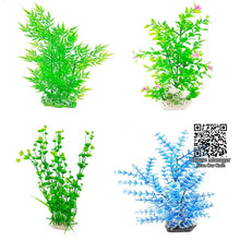 Blue/Red/Green 40cm Height Aquarium Fish Tank Ornaments Waterscape Decoration, Plastic Artificial Plants Tree for aquarium tank