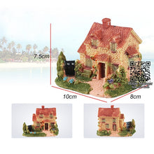 Aquarium Ornament House Decoration Waterscape Sea View Seascape / Country Village Villa villadom quinta praetorium for fish tank