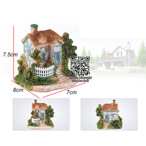 Aquarium Ornament House Decoration Waterscape Sea View Seascape / Country Village Villa villadom quinta praetorium for fish tank